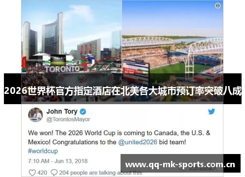 2026世界杯官方指定酒店在北美各大城市预订率突破八成 2026世界杯官方指定酒店在北美各大城市预订率突破八成